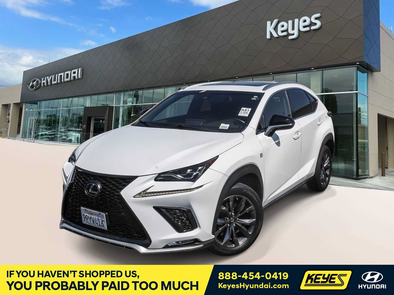 Used 2019 Lexus NX 300 F Sport w/ F Sport Premium Package FWD image 1
