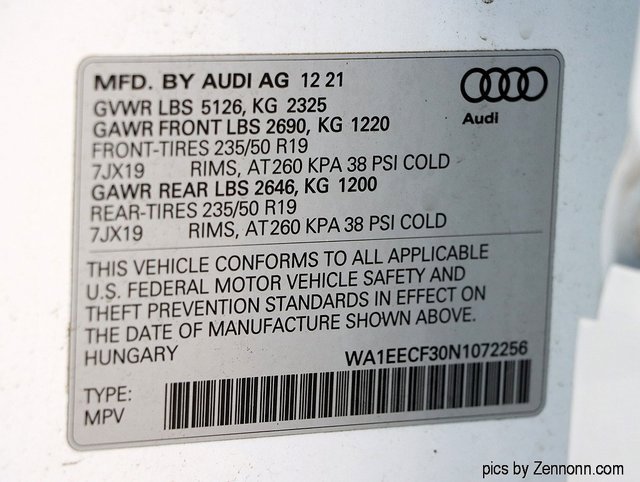 Used 2022 Audi Q3 2.0T Premium Plus w/ Premium Plus Package image 31