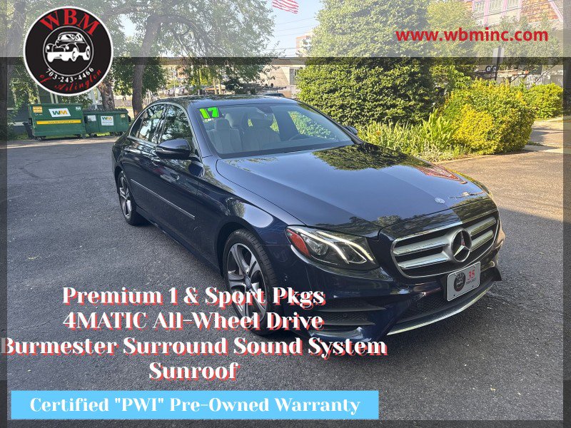 Used 2017 Mercedes-Benz E 300 4MATIC
