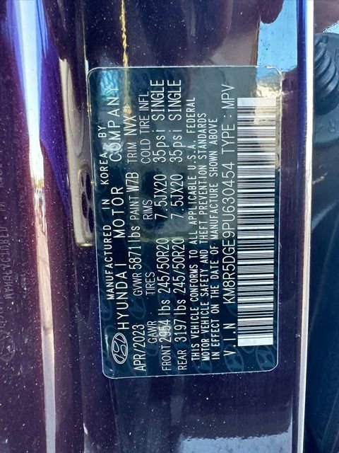 Used 2023 Hyundai Palisade Limited w/ Cargo Package image 38