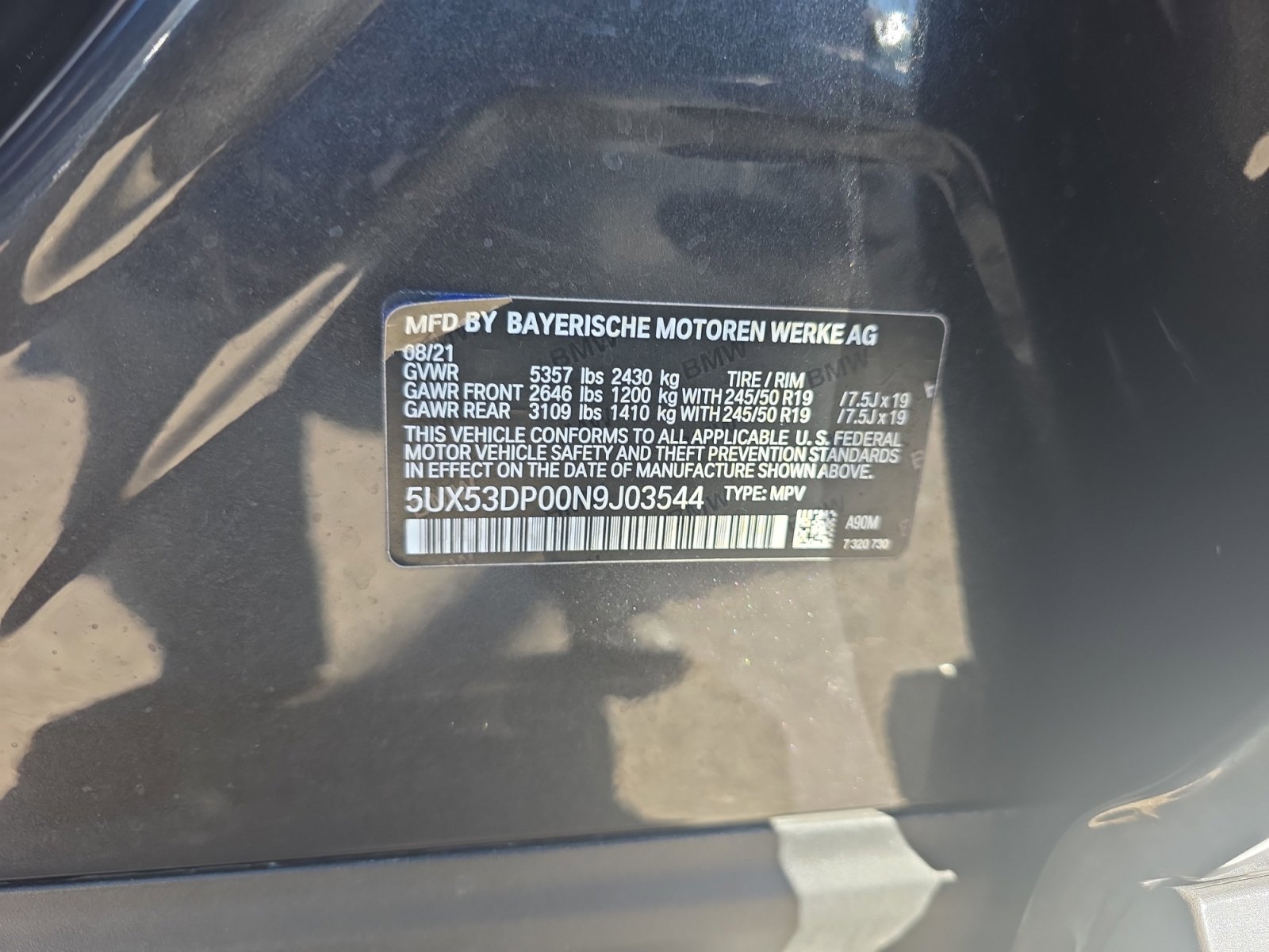 Used 2022 BMW X3 xDrive30i w/ Premium Package image 25