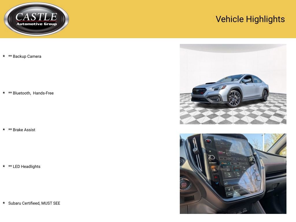 Certified 2025 Subaru WRX Premium AWD/4WD image 4