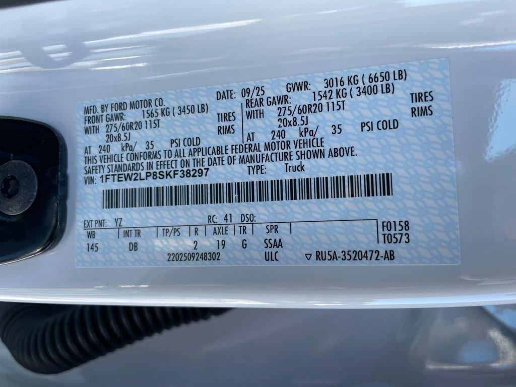 New 2025 Ford F150 STX w/ Equipment Group 200A image 41