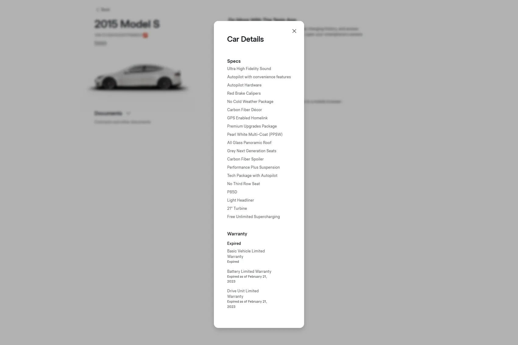 Used 2015 Tesla Model S P85D AWD/4WD image 4