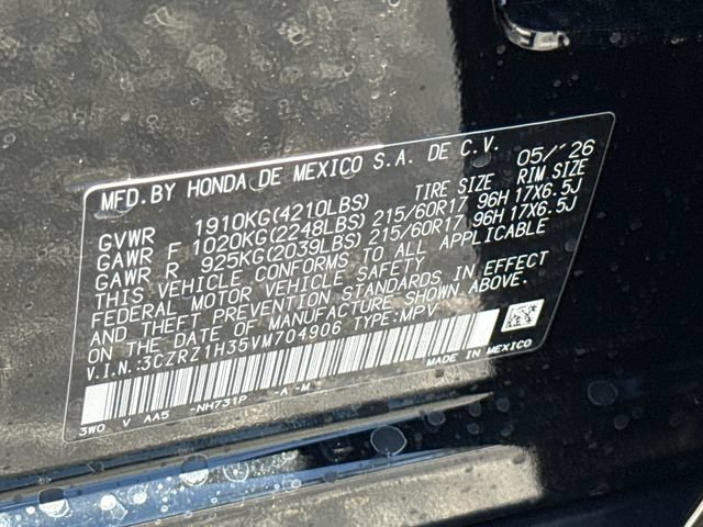 New 2027 Honda HR-V LX image 39
