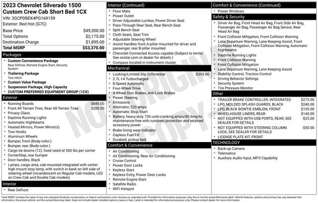 Used 2023 Chevrolet Silverado 1500 Custom image 19