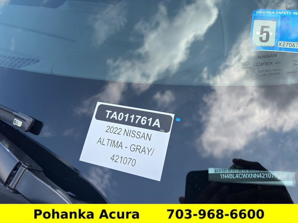 Used 2022 Nissan Altima 2.5 SR w/ Midnight Edition Package AWD/4WD image 33