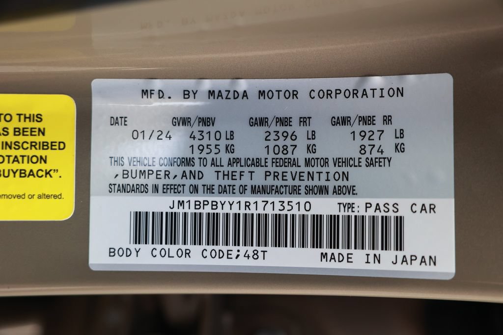 Used 2024 MAZDA MAZDA3 s AWD/4WD image 37