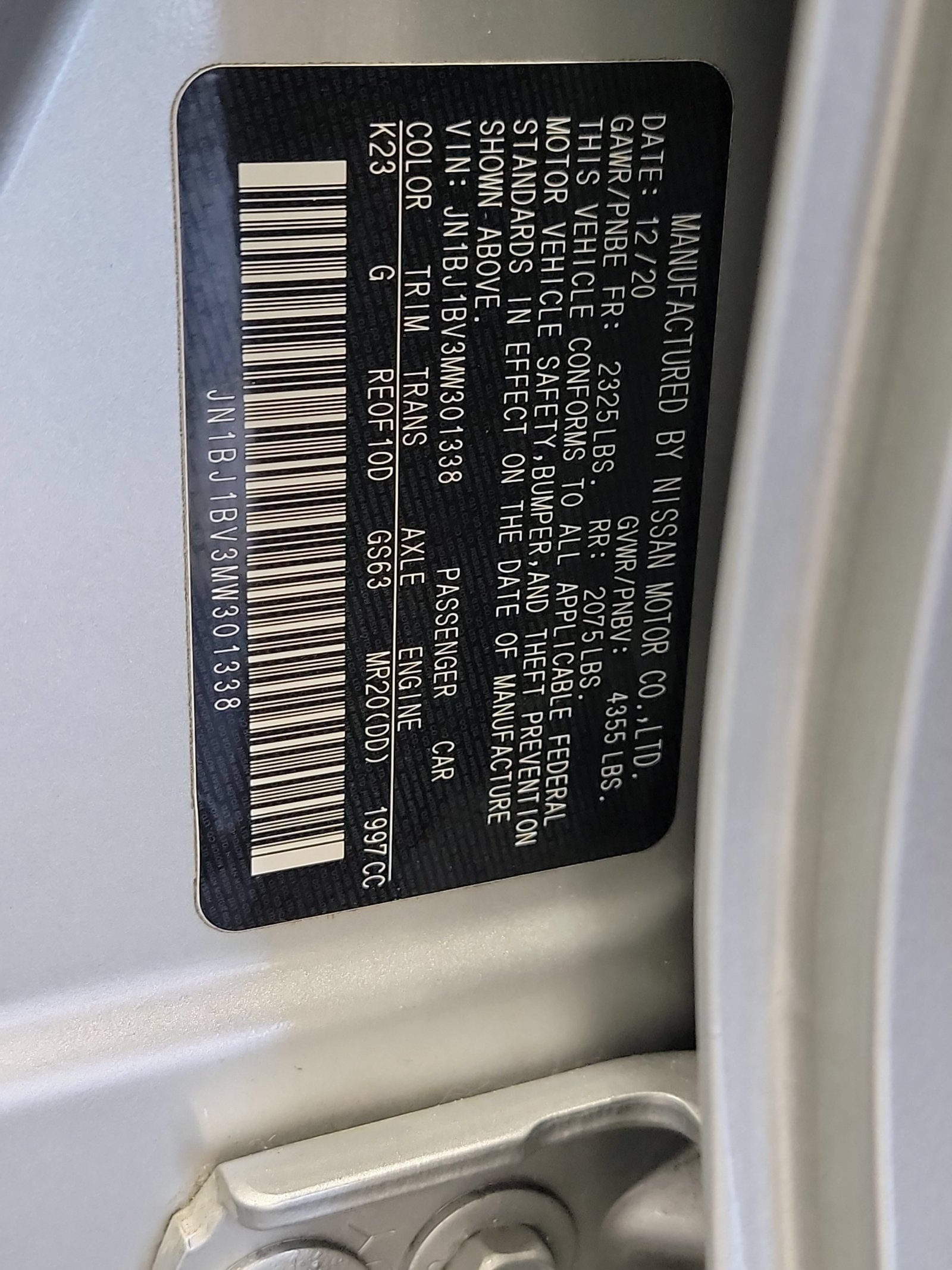 Used 2021 Nissan Rogue Sport SV FWD image 32