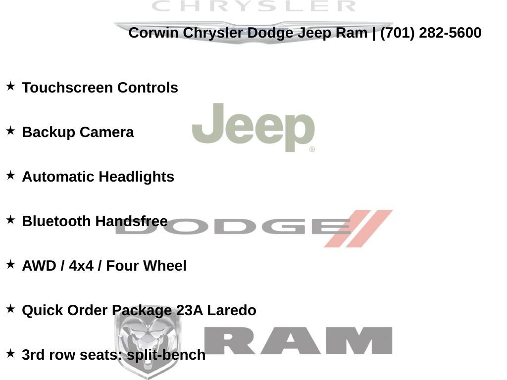 Certified 2023 Jeep Grand Cherokee L Laredo AWD/4WD image 8