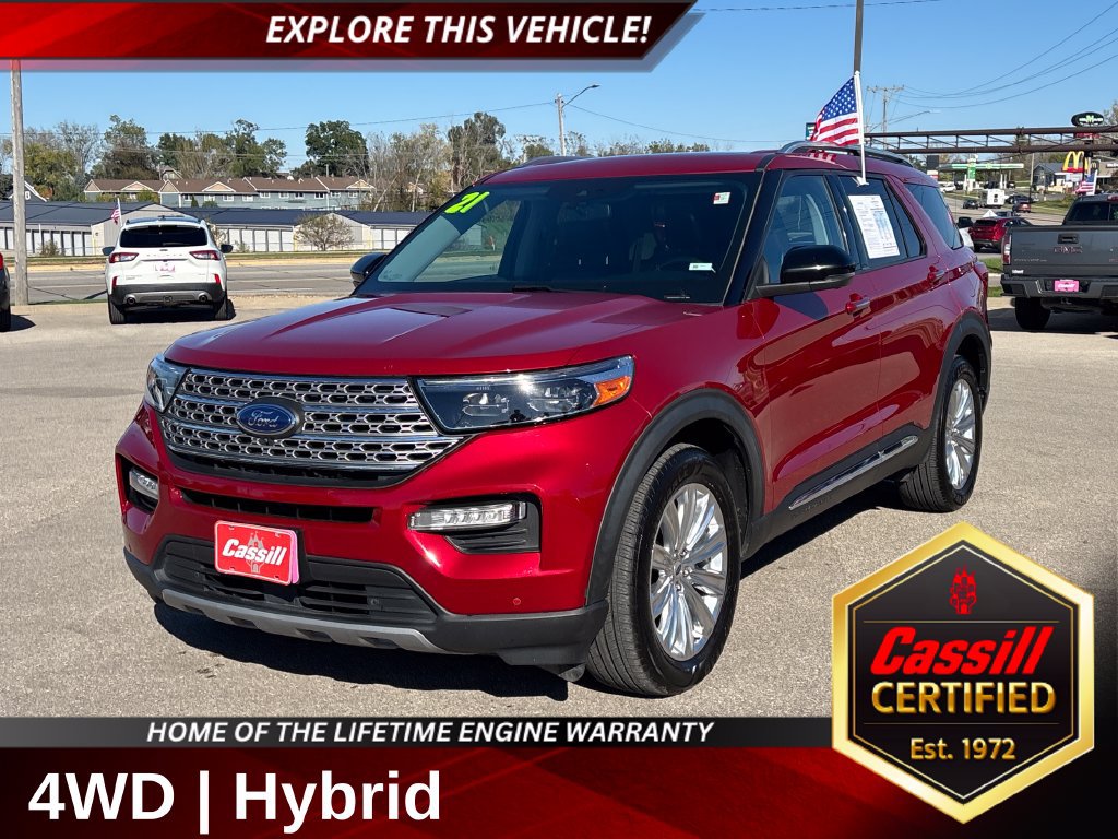Used 2021 Ford Explorer Limited w/ Hybrid Equipment Group 310A