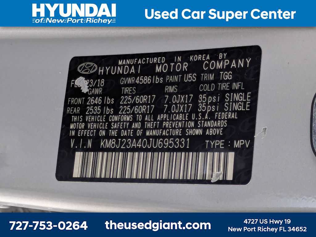 Used 2018 Hyundai Tucson SE FWD image 31