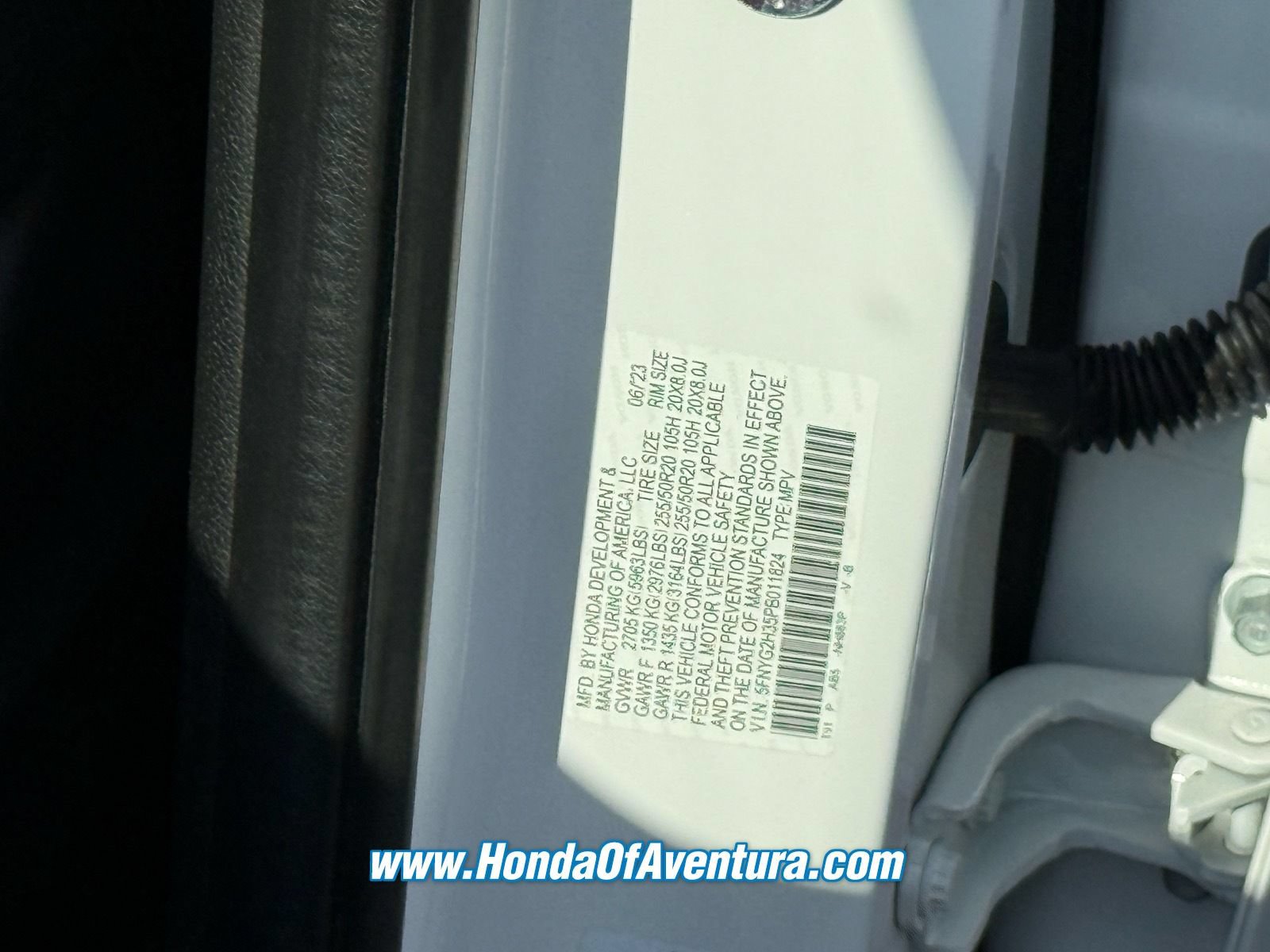 Certified 2023 Honda Pilot Sport image 20