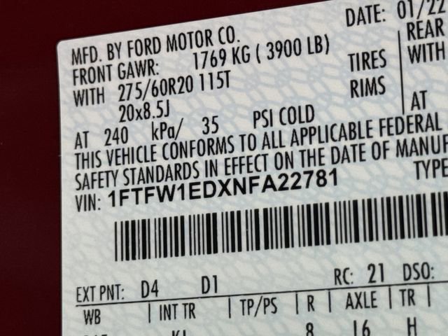 Used 2022 Ford F150 King Ranch w/ Equipment Group 601A High AWD/4WD image 34