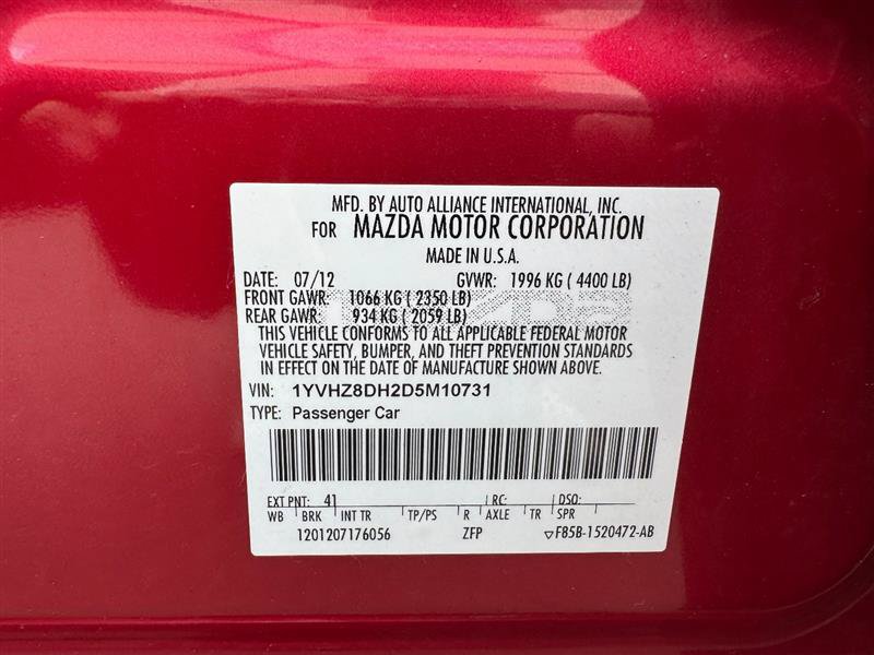 Used 2013 MAZDA MAZDA6 i Touring FWD image 26