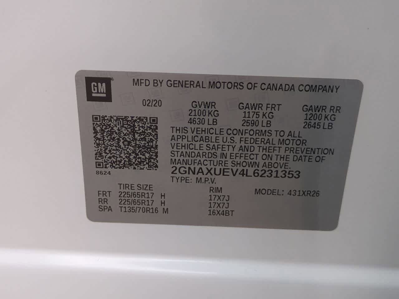 Used 2020 Chevrolet Equinox LT image 33