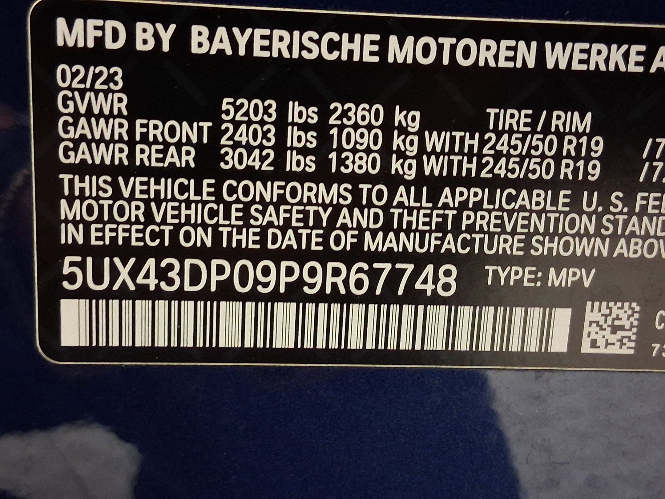 Used 2023 BMW X3 sDrive30i w/ Convenience Package RWD image 21
