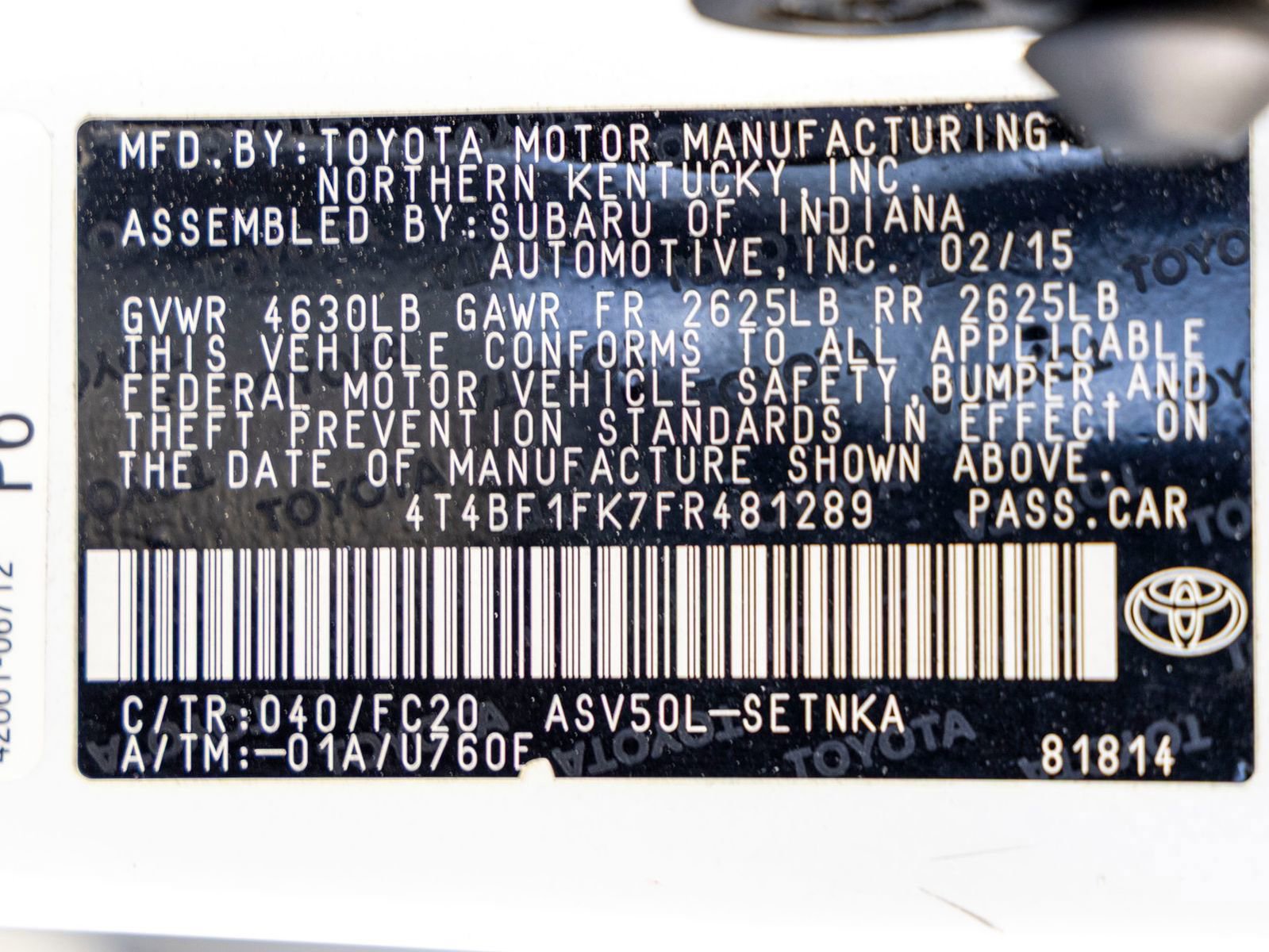 Used 2015 Toyota Camry LE image 29