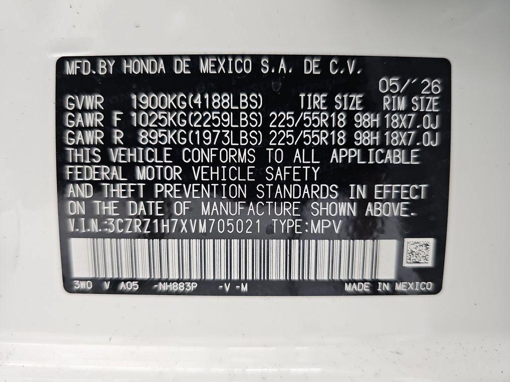 New 2027 Honda HR-V EX-L image 44