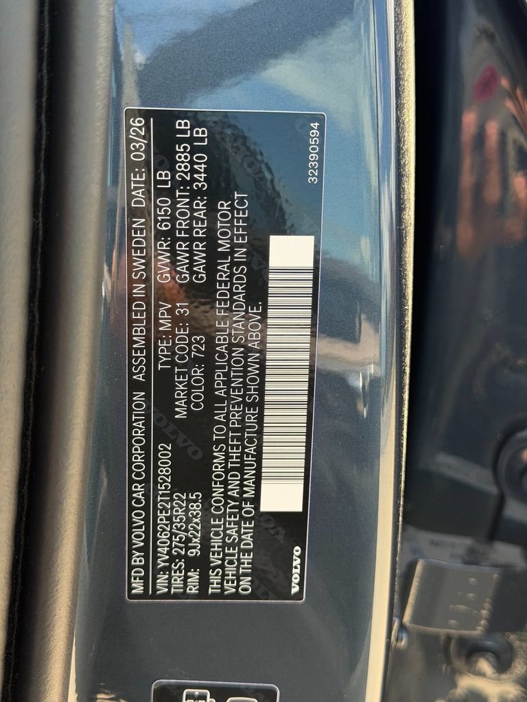 New 2026 Volvo XC90 B6 Plus w/ Protection Package Premier AWD/4WD image 34
