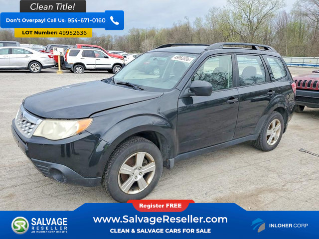 Used 2012 Subaru Forester 2.5X w/ Popular Pkg 3 AWD/4WD image 1