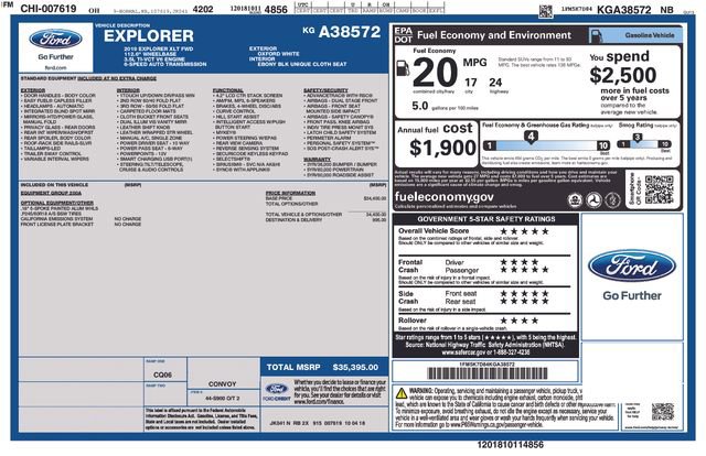 Used 2019 Ford Explorer XLT image 14