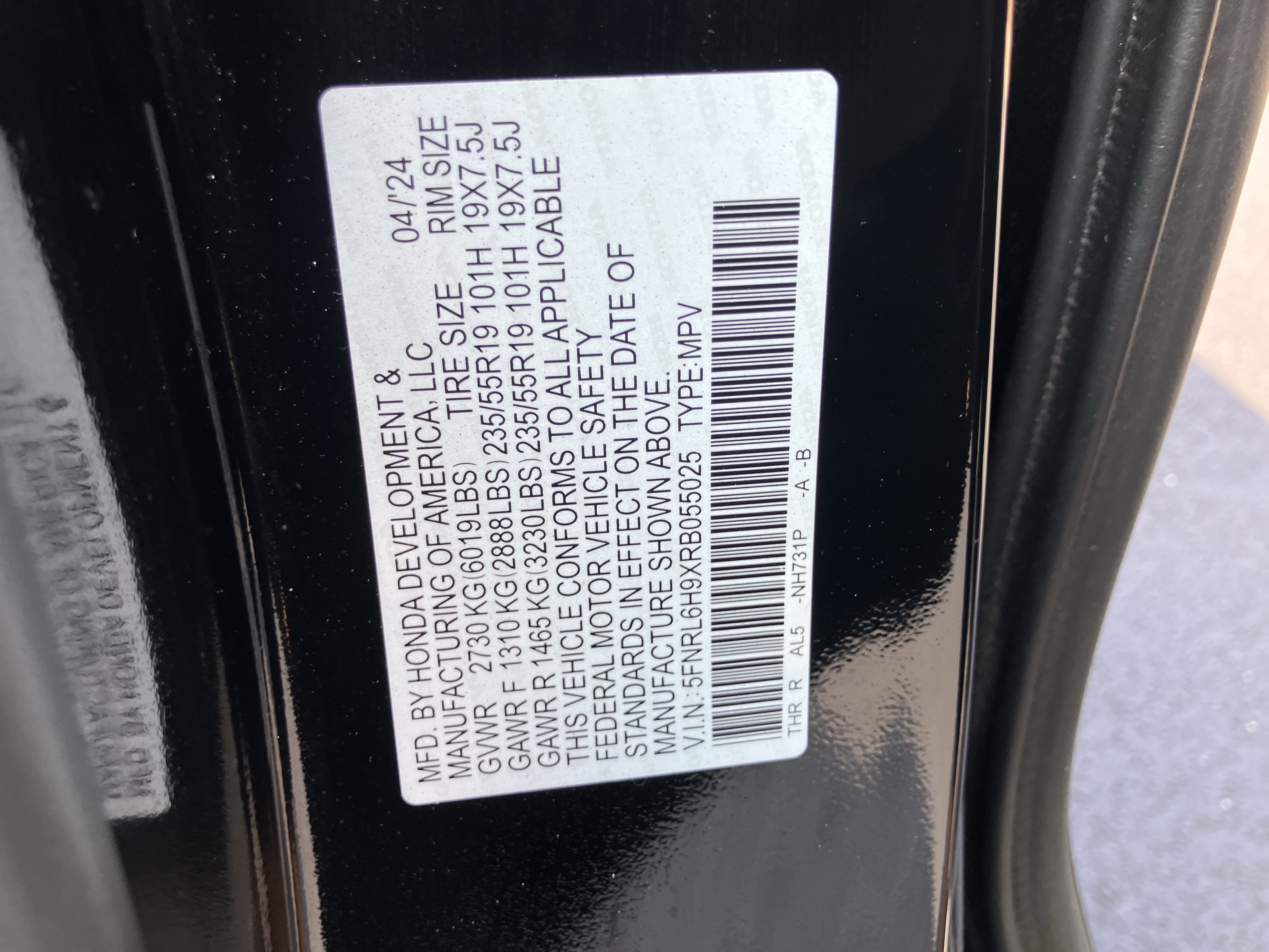 Certified 2024 Honda Odyssey Elite image 40