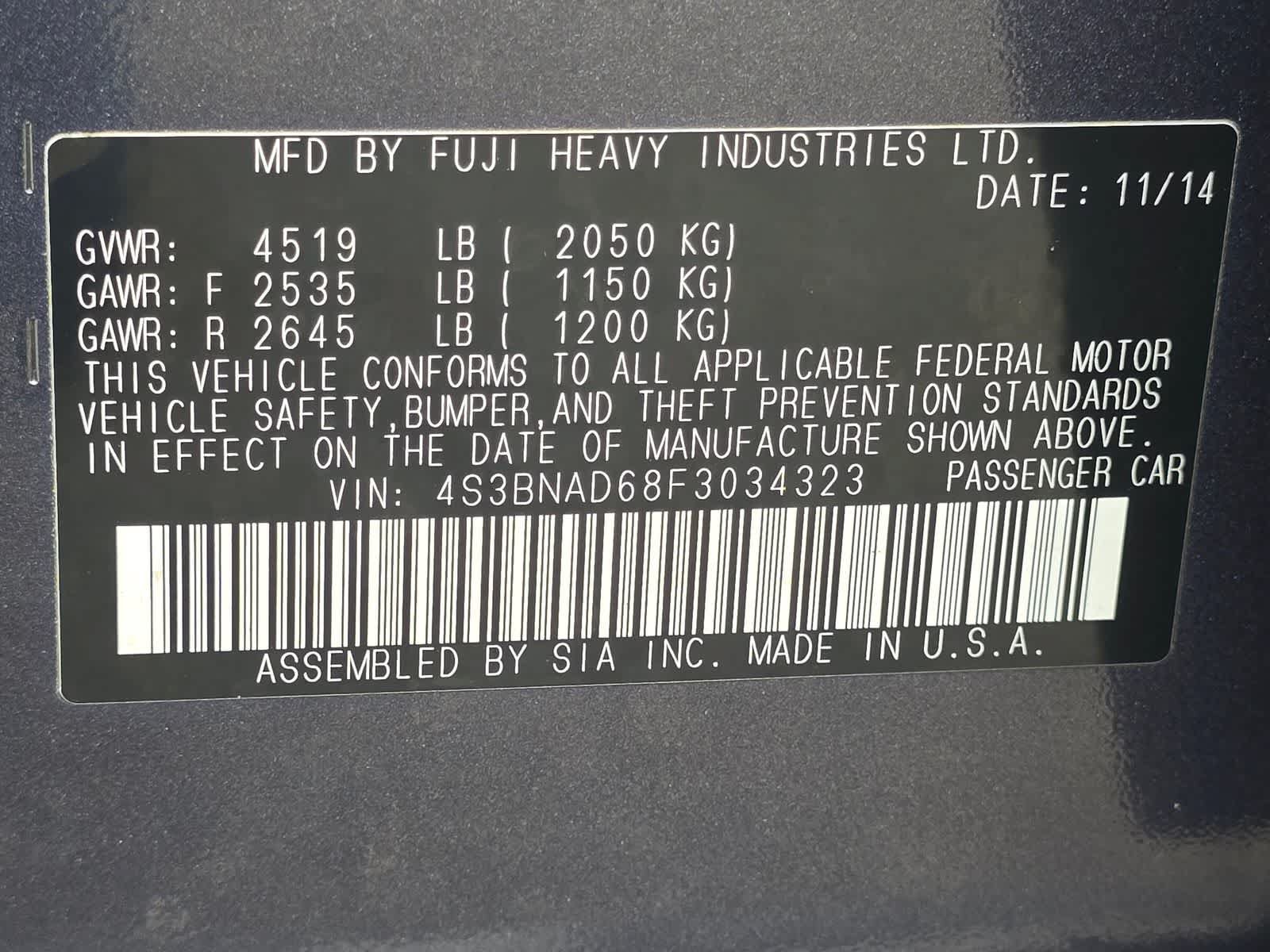 Used 2015 Subaru Legacy 2.5i Premium w/ Moonroof Package AWD/4WD image 29