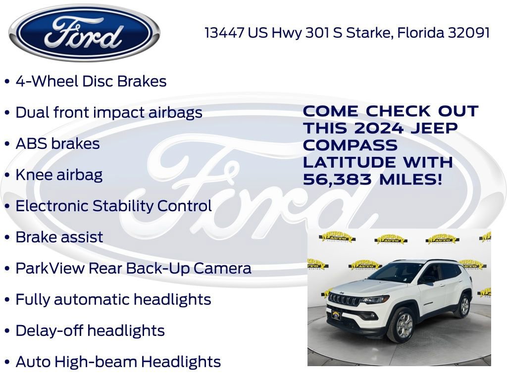 Used 2024 Jeep Compass Latitude AWD/4WD image 25