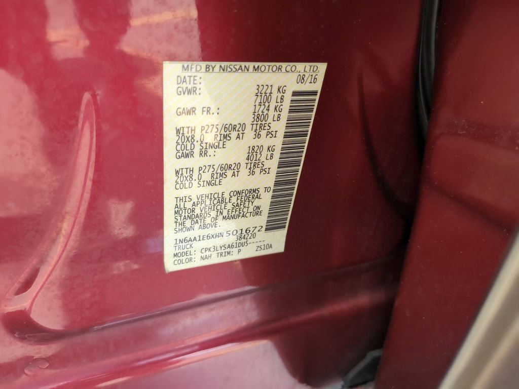 Used 2017 Nissan Titan Platinum Reserve RWD image 33