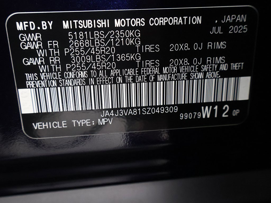 New 2025 Mitsubishi Outlander SE image 53