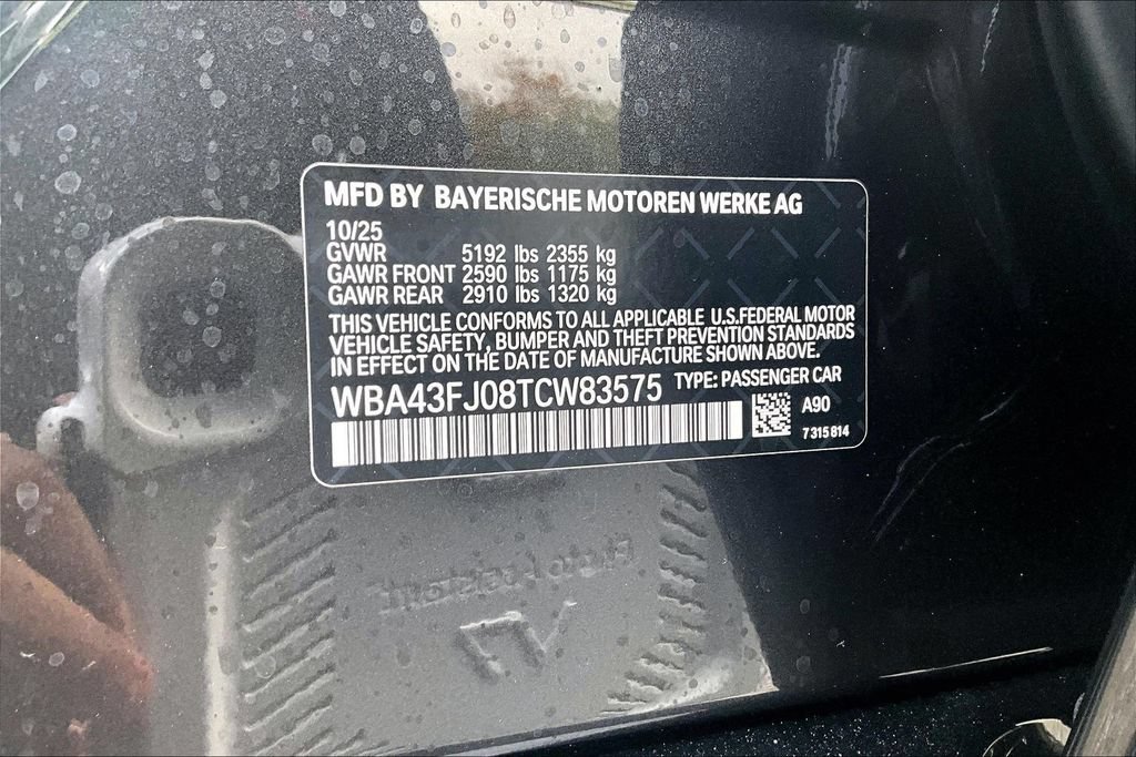 New 2026 BMW 530i w/ M Sport Package RWD image 11