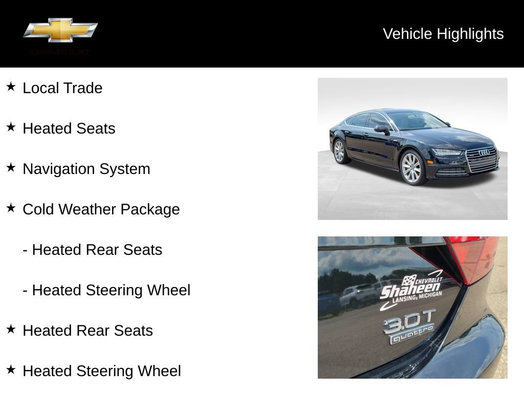 Used 2016 Audi A7 3.0T Premium Plus w/ Cold Weather Package AWD/4WD image 18
