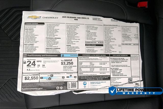 New 2025 Chevrolet Silverado 1500 LTZ w/ LTZ Premium Package image 15