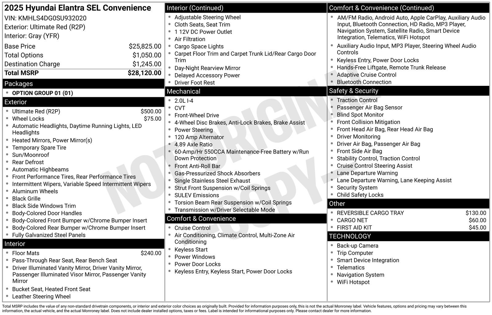 Used 2025 Hyundai Elantra SEL image 39