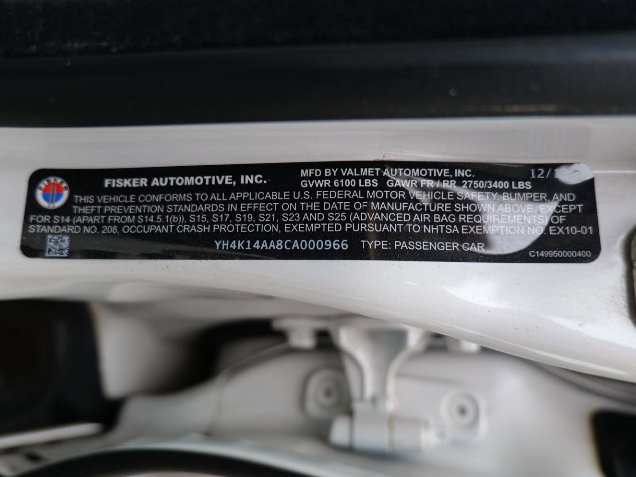 Used 2012 Fisker Karma EcoSport RWD image 53