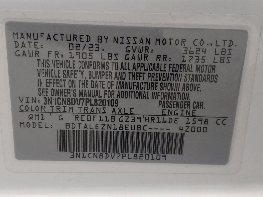 Used 2023 Nissan Versa S w/ S Plus Package FWD image 33