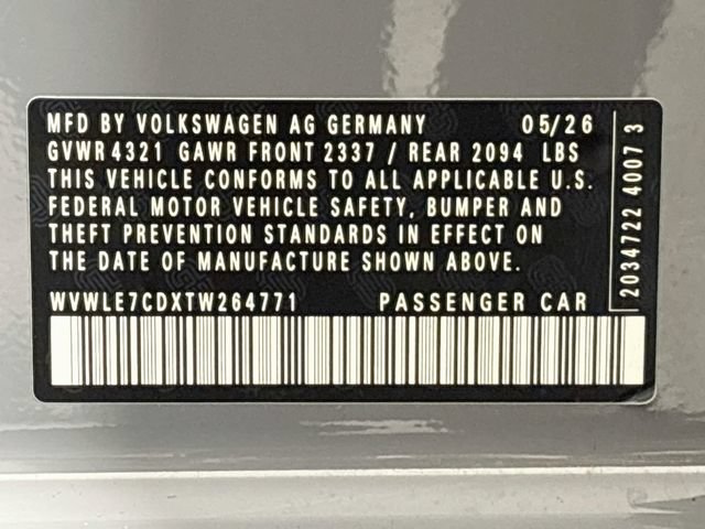 New 2026 Volkswagen GTI S FWD image 32