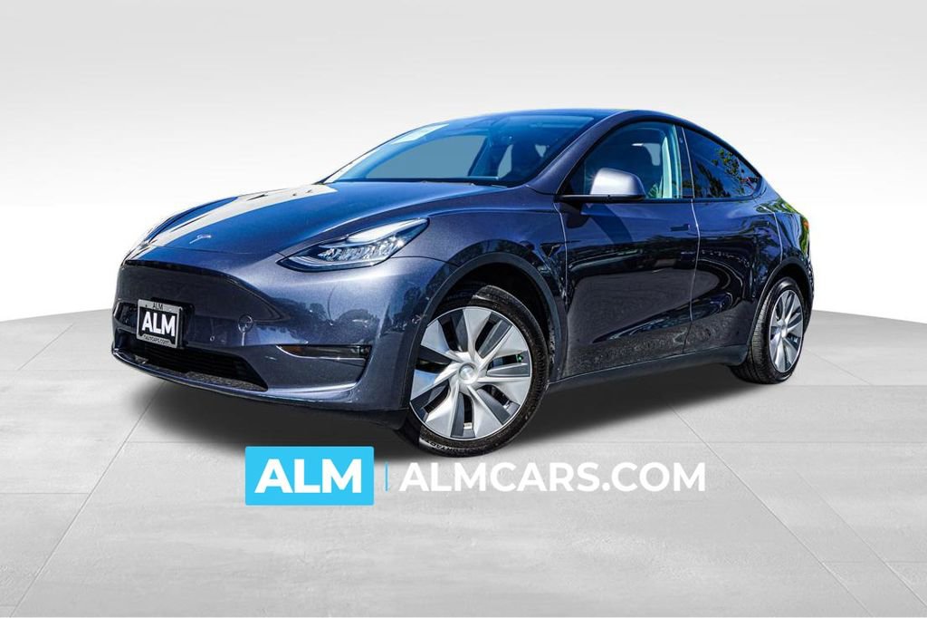Used 2021 Tesla Model Y Long Range AWD/4WD image 1