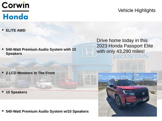 Used 2023 Honda Passport Elite image 6