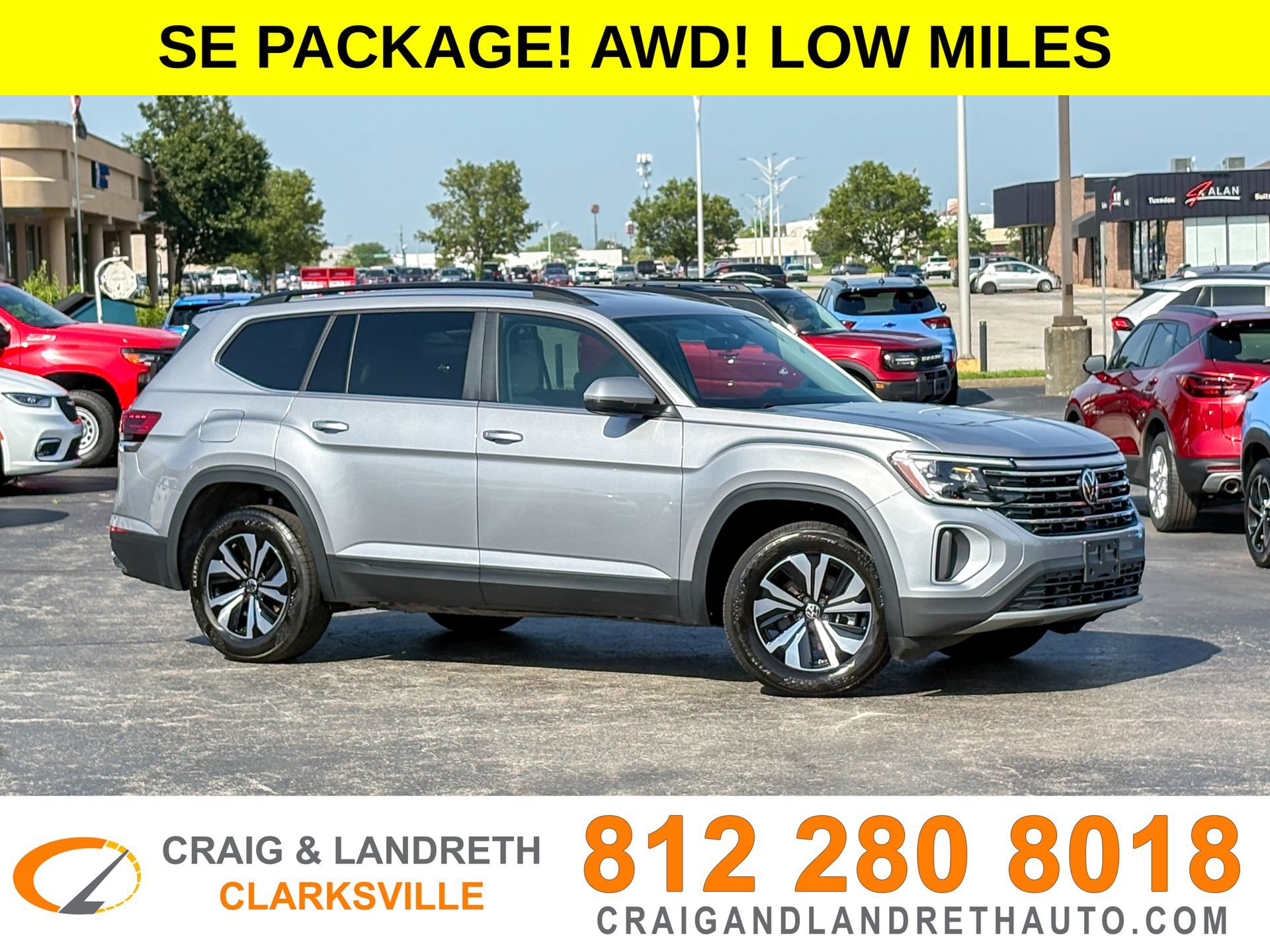 Used 2024 Volkswagen Atlas SE AWD/4WD image 1