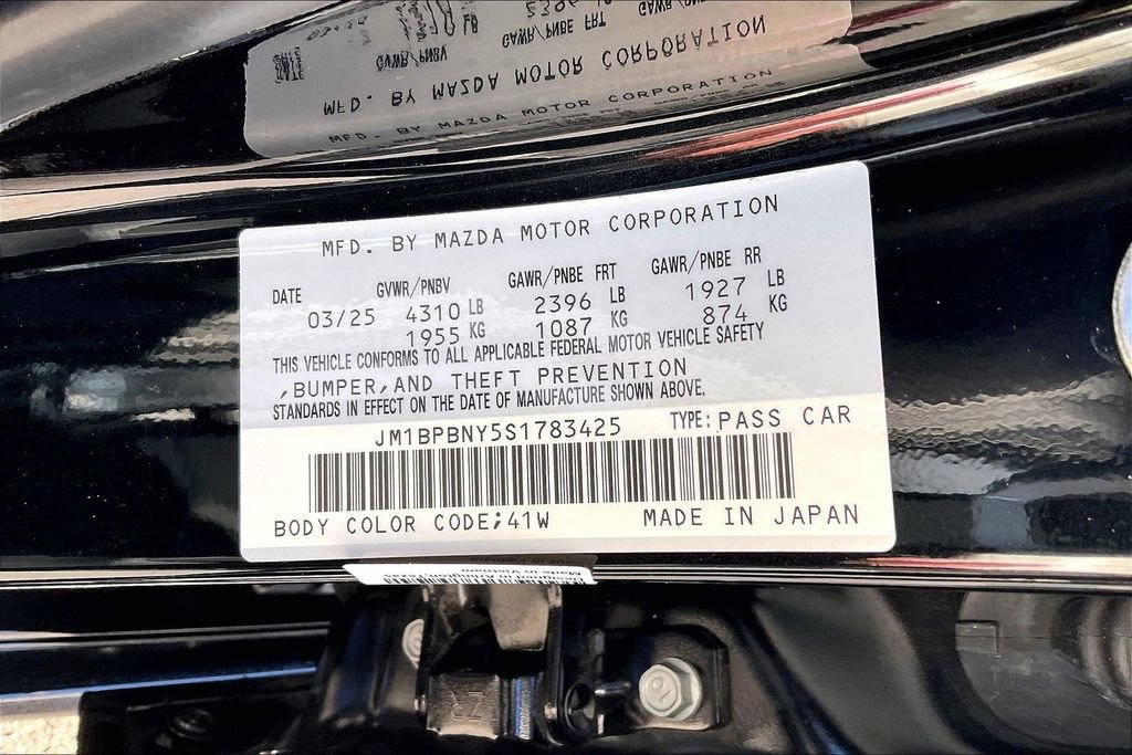 Certified 2025 MAZDA MAZDA3 Hatchback w/ Appearance Package image 34