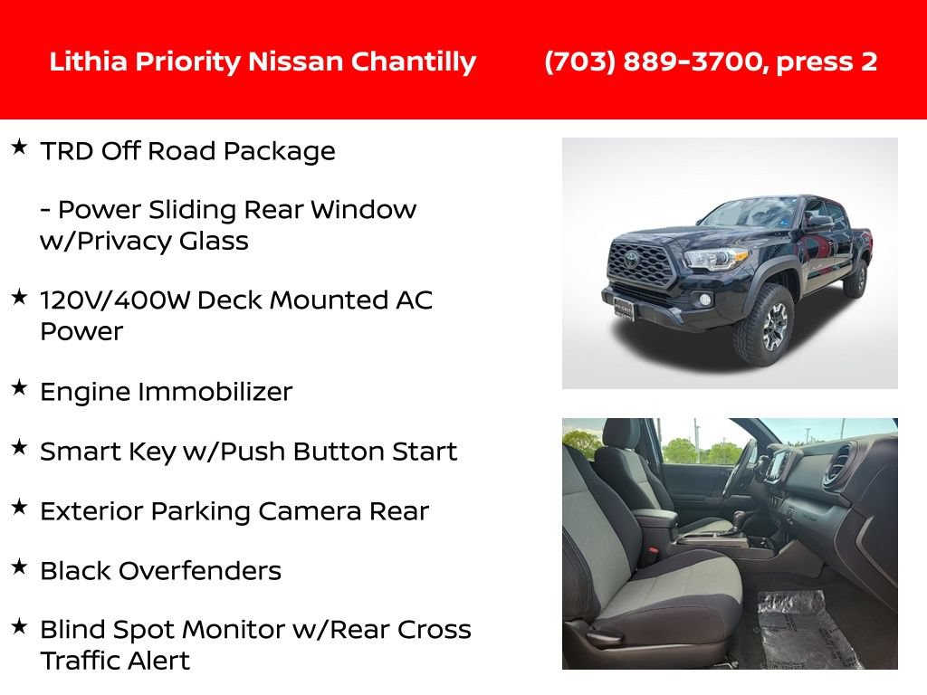 Used 2021 Toyota Tacoma TRD Off-Road AWD/4WD image 12