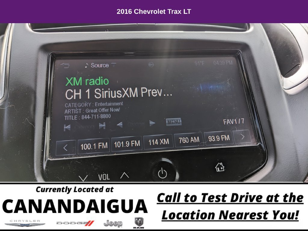 Used 2016 Chevrolet Trax LT w/ LT Convenience Package AWD/4WD image 23