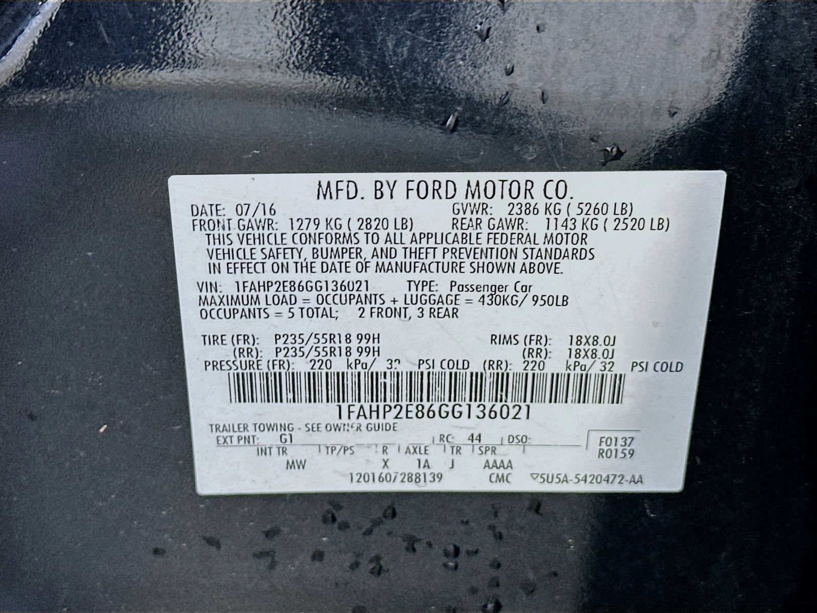 Used 2016 Ford Taurus SEL FWD image 31