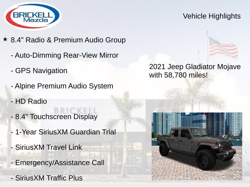 Used 2021 Jeep Gladiator Mojave AWD/4WD image 17