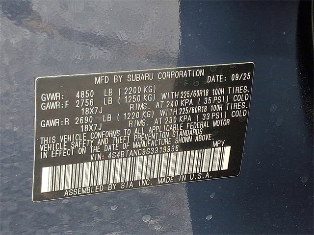 New 2025 Subaru Outback Limited image 19