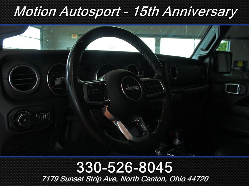 Used 2021 Jeep Wrangler Unlimited Sahara w/ Uconnect 4C Nav & Sound Group AWD/4WD image 16