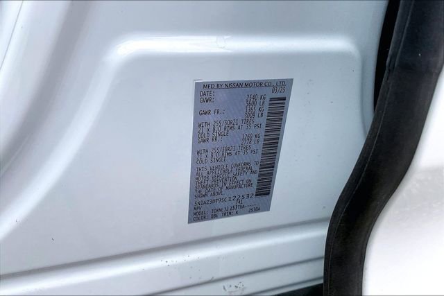 Certified 2025 Nissan Murano Platinum w/ Cargo Package image 33