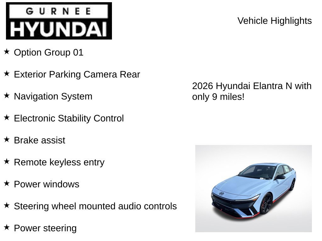 New 2026 Hyundai Elantra N FWD image 7